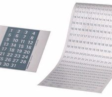 FRANKEN Magnetbänder 12,7 x 42,0 cm weiß