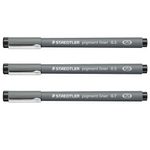 STAEDTLER Pigment Liner 308 Fineliner 0.5 mm Schwarz