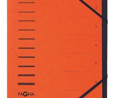 PAGNA Ordnungsmappe DIN A4 7-Fach  orange
