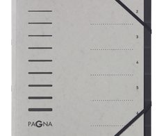 PAGNA Ordnungsmappe DIN A4 7-Fach  hellgrau