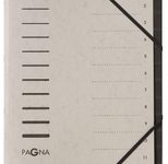 PAGNA Ordnungsmappe DIN A4 12-Fach  hellgrau