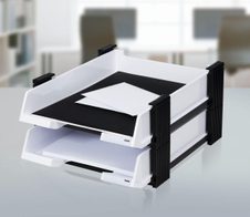 HAN Briefablagen-Set DIN C4 weiß