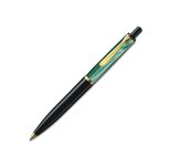 Pelikan Kugelschreiber Classic K200 grün-marmoriert/gold, Schreibfarbe: schwarz