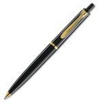 Pelikan Kugelschreiber Classic K200 schwarz/gold, Schreibfarbe: schwarz