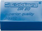edding Radiergummi transparent oder blau