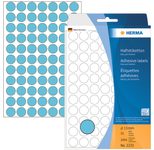 HERMA Klebepunkte Ø 13,0 mm blau
