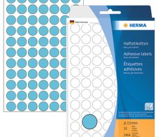 HERMA Klebepunkte Ø 13,0 mm blau