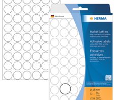 HERMA Klebepunkte Ø 16,0 mm weiß