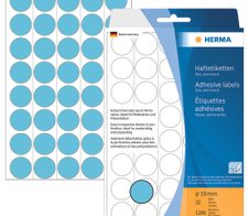 HERMA Klebepunkte Ø 19,0 mm blau