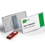DURABLE Namensschilder transparent 7.5 cm x 4 cm