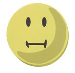 FRANKEN Moderationskarten Ø 9,5 cm gelb