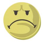 FRANKEN Moderationskarten Ø 9,5 cm gelb