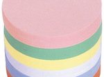 magnetoplan Moderationskarten Ø 10,0 cm rosa, grün, gelb, weiß, blau, orange