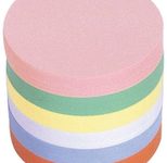 magnetoplan Moderationskarten Ø 10,0 cm rosa, grün, gelb, weiß, blau, orange
