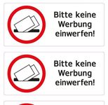HERMA Hinweisetiketten Keine Werbung