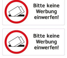 HERMA Hinweisetiketten Keine Werbung