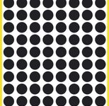 AVERY Zweckform Klebepunkte Ø 8,0 mm schwarz