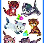 AVERY Zweckform Aufkleber Katzen