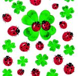 AVERY Zweckform Aufkleber Glücksbringer