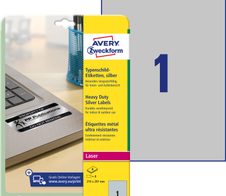 AVERY Zweckform Typenschildetiketten 210,0 x 297,0 mm