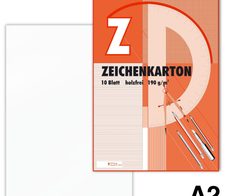 Zeichenkarton DIN A2 10 Blatt