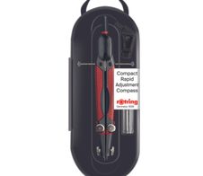 rotring Zirkel Compact schwarz/rot