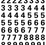 HERMA Klebenummern Zahlen