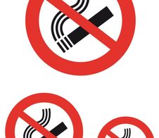 HERMA Hinweisetiketten Nicht rauchen