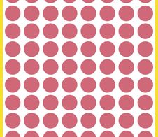 AVERY Zweckform Klebepunkte Ø 8,0 mm leuchtrot