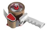 herlitz Packbandabroller grau/rot
