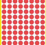 AVERY Zweckform Klebepunkte Ø 8,0 mm rot