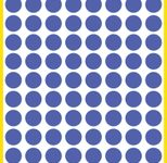 AVERY Zweckform Klebepunkte Ø 8,0 mm blau
