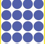 AVERY Zweckform Klebepunkte Ø 18,0 mm blau