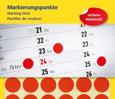 AVERY Zweckform Klebepunkte Ø 18,0 mm rot