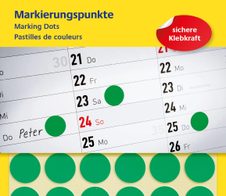 AVERY Zweckform Klebepunkte Ø 18,0 mm grün