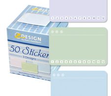 AVERY Zweckform Aufkleber Eiskristalle