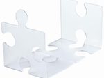 HAN Buchstützen 12,3 x 14,2 x 17,1 cm transparent