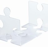 HAN Buchstützen 12,3 x 14,2 x 17,1 cm transparent