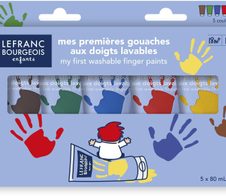 LEFRANC BOURGEOIS Fingerfarben farbsortiert