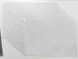 Lands Prospekthüllen DIN A3 quer 0.08 mm transparent