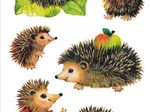AVERY Zweckform Aufkleber Igel