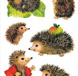 AVERY Zweckform Aufkleber Igel