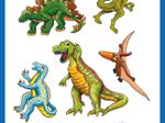 AVERY Zweckform Aufkleber Dinos