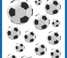 AVERY Zweckform Aufkleber Fussball