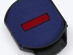 trodat Ersatzstempelkissen 4,5 x 4,5 cm blau/rot