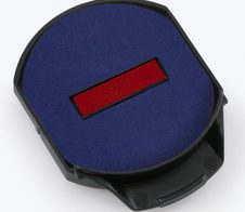 trodat Ersatzstempelkissen 4,5 x 4,5 cm blau/rot