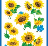 AVERY Zweckform Aufkleber Blumen