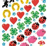 AVERY Zweckform Aufkleber Glücksbringer