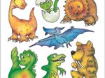 HERMA Aufkleber Dinos