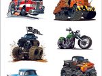 HERMA Aufkleber American Cars